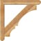 Ekena Millwork Balboa Craftsman Rough Sawn Bracket w/ Offset Brace, Western Red Cedar, 6"W x 38"D x 38"H BKT0604X38X38BOA04RWR - alternate 4